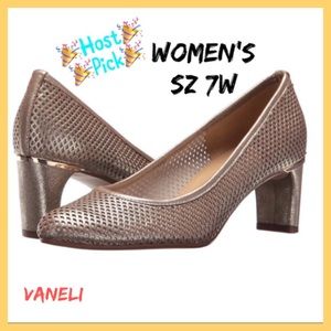 Designer VANELI Heel Dawne Platino NIB S